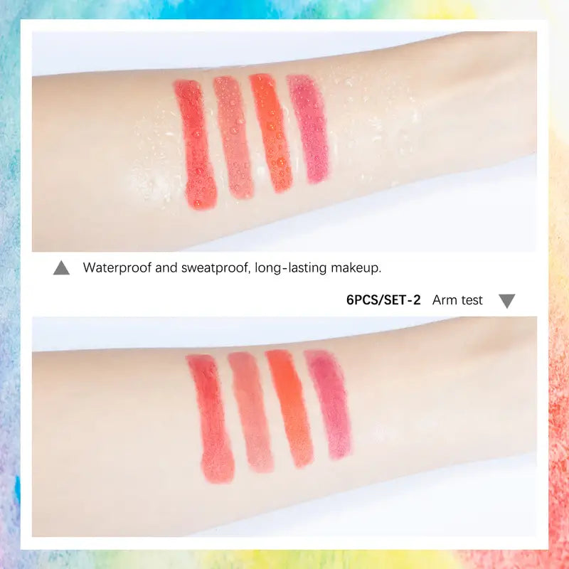 Velvety Waterproof Mini Capsule Lipstick Set (On-the-Go)